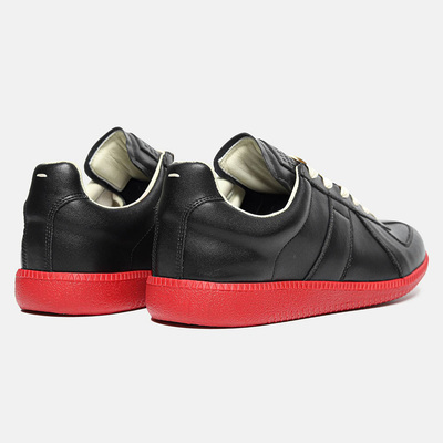 Кеды Maison Margiela 22 Replica Low Top Black Red S57WS0153 SY0634 962 (Черный) - фото 4 