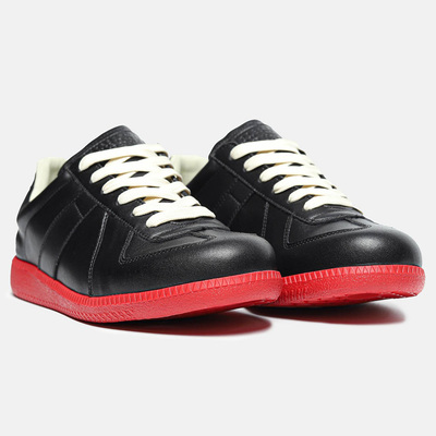 Кеды Maison Margiela 22 Replica Low Top Black Red S57WS0153 SY0634 962 (Черный) - фото 2 