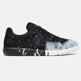 Кеди Maison Margiela Replica Black White Paint