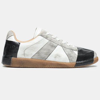 Maison Margiela Taped Replica Low Top Off White/Black
