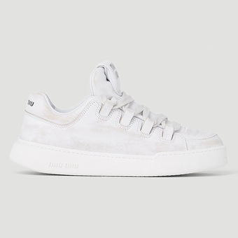 Кеди Miu Miu Bleached White