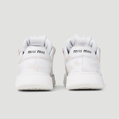 Кроссовки Miu Miu Bleached White 5E912D 3G63 F0009 (Белый) - фото 4 