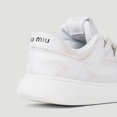 Кроссовки Miu Miu Bleached White 5E912D 3G63 F0009 (Белый) - фото 6 