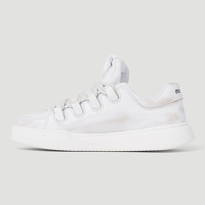 Кроссовки Miu Miu Bleached White 5E912D 3G63 F0009 (Белый) - фото 3 