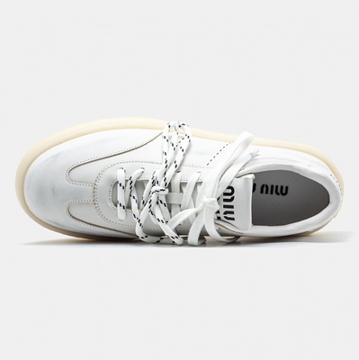 Кросівки Miu Miu Platform White (Білий) - фото 3 
