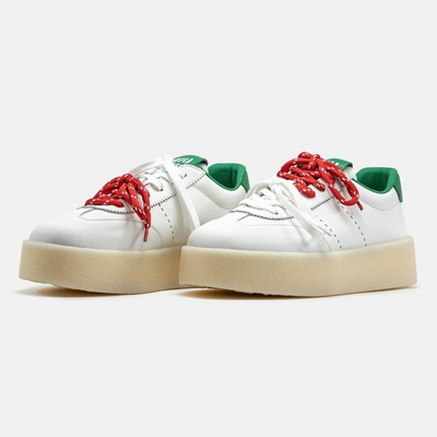 Кросівки Miu Miu Platform White Green Red (Білий) - фото 2 