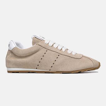 Кроссовки Miu Miu Plume Suede Beige