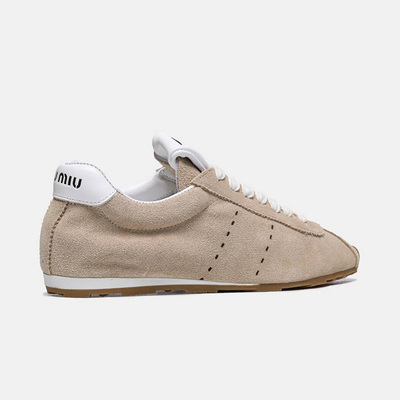 Кросівки Miu Miu Plume Suede Beige (Бежевий) - фото 6 
