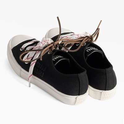 Кеды Miu Miu Washed Denim Black (Черный) - фото 3 
