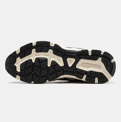 Кросівки Mizuno Wave Rider S White Black Beige (Бежевий) - фото 6 