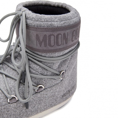 Черевики Moon Boot Icon Low Felt Grey (Сірий) - фото 4 