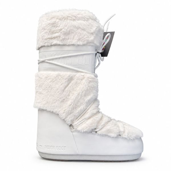 Черевики Moon Boot Icon White Faux-Fur