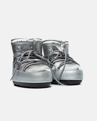 Черевики Moon Boot Tecnica Icon low Nylon Silver (Сірий) - фото 3 