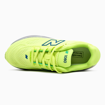Кроссовки New Balance 1080v15 Afterglow With Blue Bird Silver Metallic M10802HR-2E (Желтый) - фото 3 