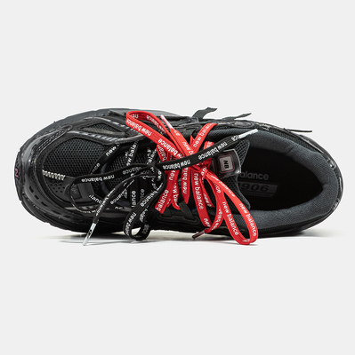 Кросівки New Balance 1906A Black Silver Red Laces (Чорний) - фото 3 