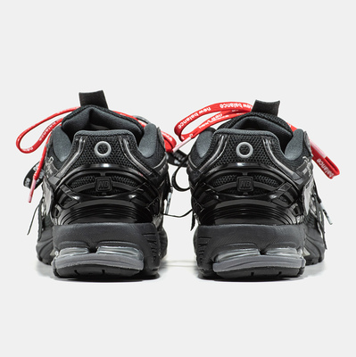 Кросівки New Balance 1906A Black Silver Red Laces (Чорний) - фото 5 