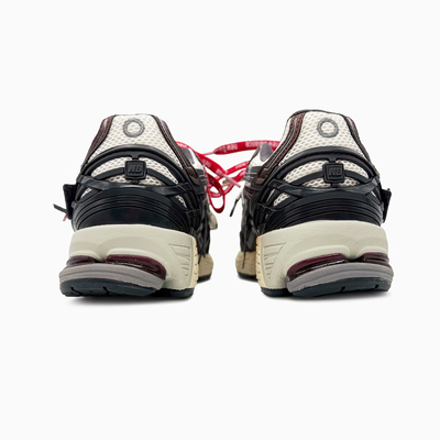 Кроссовки New Balance 1906A Grey Burgundy Extreme Laces (Серый) - фото 5 