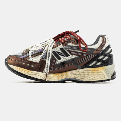Кросівки New Balance 1906A Grey Burgundy Extreme Laces (Сірий) - фото 4 