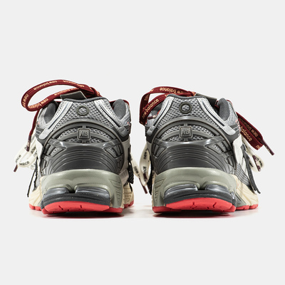 Кросівки New Balance 1906A Slate Grey Raincloud Drift Red Laces (Сірий) - фото 5 