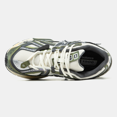 Кросівки New Balance 1906A White Green Black (Зелений) - фото 3 