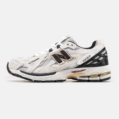Кроссовки New Balance 1906D White Black Aged Gold (Белый) - фото 4 