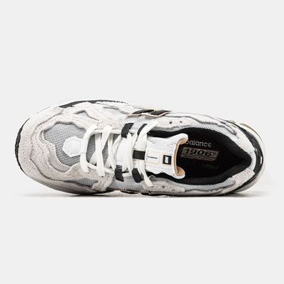 Кроссовки New Balance 1906D White Black Aged Gold (Белый) - фото 3 