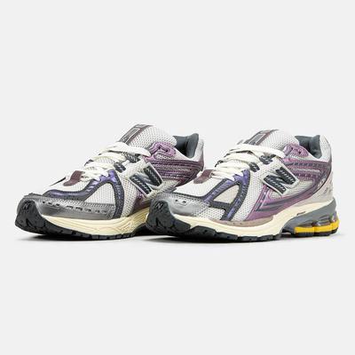 Кроссовки New Balance 1906R Silver Purple Yellow (Фиолетовый) - фото 2 