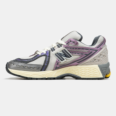 Кроссовки New Balance 1906R Silver Purple Yellow (Фиолетовый) - фото 4 