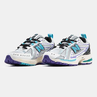 Кроссовки New Balance 1906R White Aqua Purple (Белый) - фото 2 