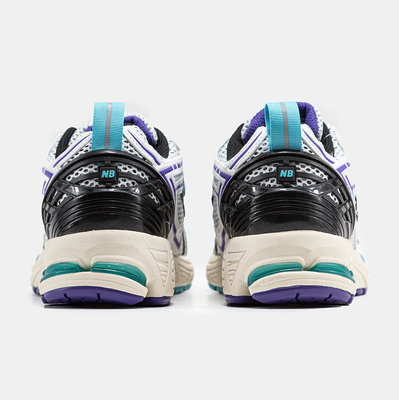 Кроссовки New Balance 1906R White Aqua Purple (Белый) - фото 5 