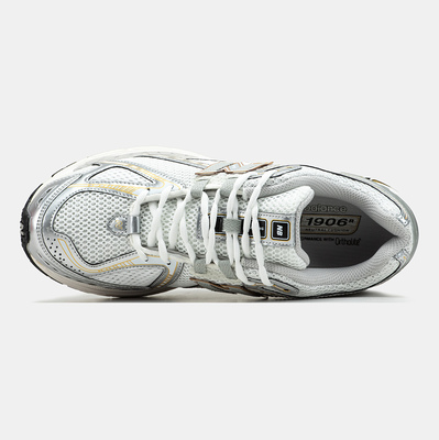 Кроссовки New Balance 1906R White Silver Gold (Белый) - фото 3 