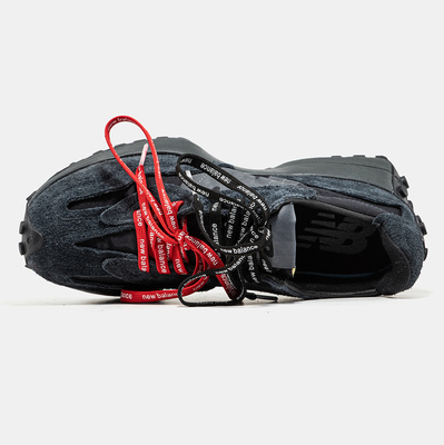 Кроссовки New Balance 327 Black Red/Black Laces (Черный) - фото 3 