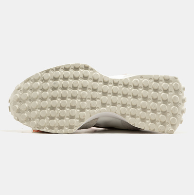 Кроссовки New Balance 327 Grey Beige Red/Orange Laces (Бежевый) - фото 6 