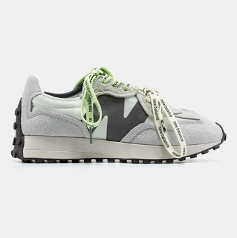 Кроссовки New Balance 327 Grey Black Neon
