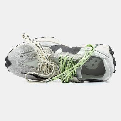 Кроссовки New Balance 327 Grey Black Neon (Черный) - фото 3 