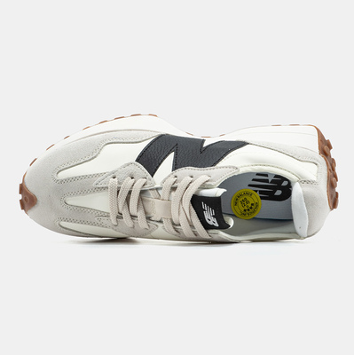 Кроссовки New Balance 327 White Black Gum (Белый) - фото 3 