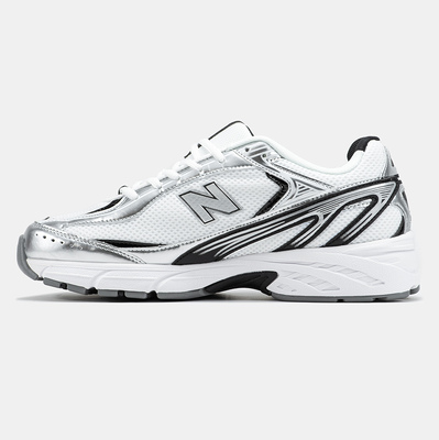 Кроссовки New Balance 509 White Silver Black (Белый) - фото 4 