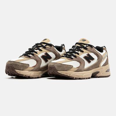 Кросівки New Balance 530 Beige Brown Black (Коричневий) - фото 2 
