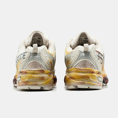 Кросівки New Balance 530 Cream Yellow Burgundy (Білий) - фото 5 