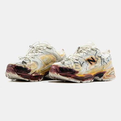 Кросівки New Balance 530 Cream Yellow Burgundy (Білий) - фото 2 