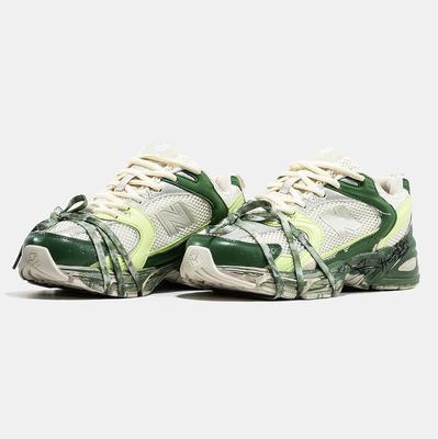 Кросівки New Balance 530 Green Lime Custom Paint (Зелений) - фото 2 