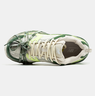 Кросівки New Balance 530 Green Lime Custom Paint (Зелений) - фото 3 
