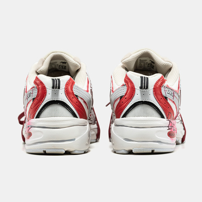 Кроссовки New Balance 530 White Red Custom Paint (Белый) - фото 5 