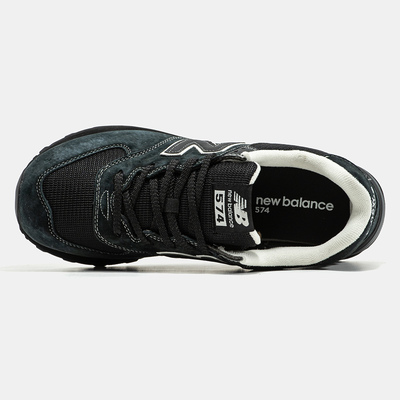 Кросівки New Balance 574 Dark Green Black (Чорний) - фото 3 