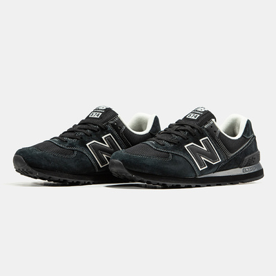 Кросівки New Balance 574 Dark Green Black (Чорний) - фото 2 