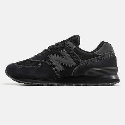 Кроссовки New Balance 574 Triple Black (Черный) - фото 4 