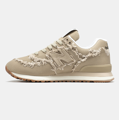 Кросівки New Balance 574 x Miu Miu Beige Raw Edge (Бежевий) - фото 4 
