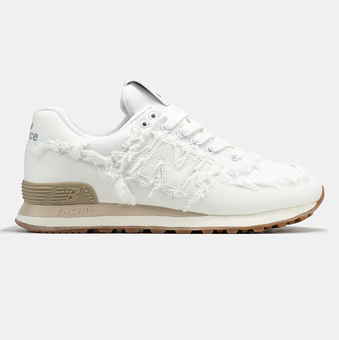 Кросівки New Balance 574 x Miu Miu White Raw Edge
