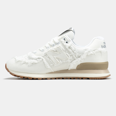 Кросівки New Balance 574 x Miu Miu White Raw Edge (Білий) - фото 4 