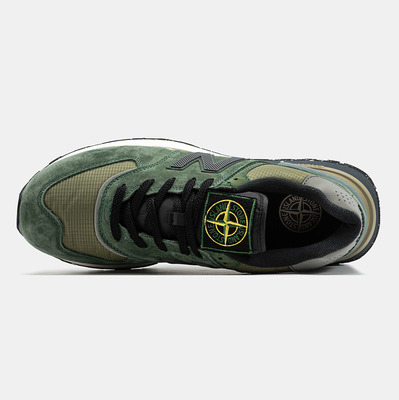 Кроссовки New Balance 574 x Stone Island Dark Green (Зеленый) - фото 3 